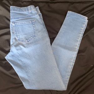 forever 21 high waisted hip hugger skinny jeans